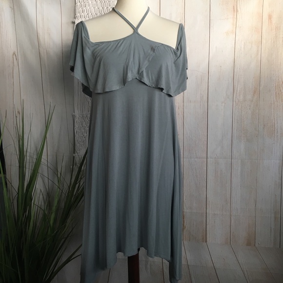 Blu Heaven | Cold Shoulder Mid-length Dress 👗 - Picture 1 of 7